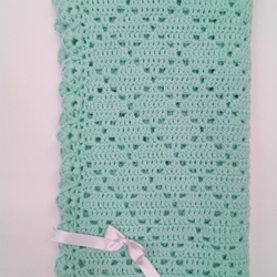 Manta bebé verde - Imagen 1